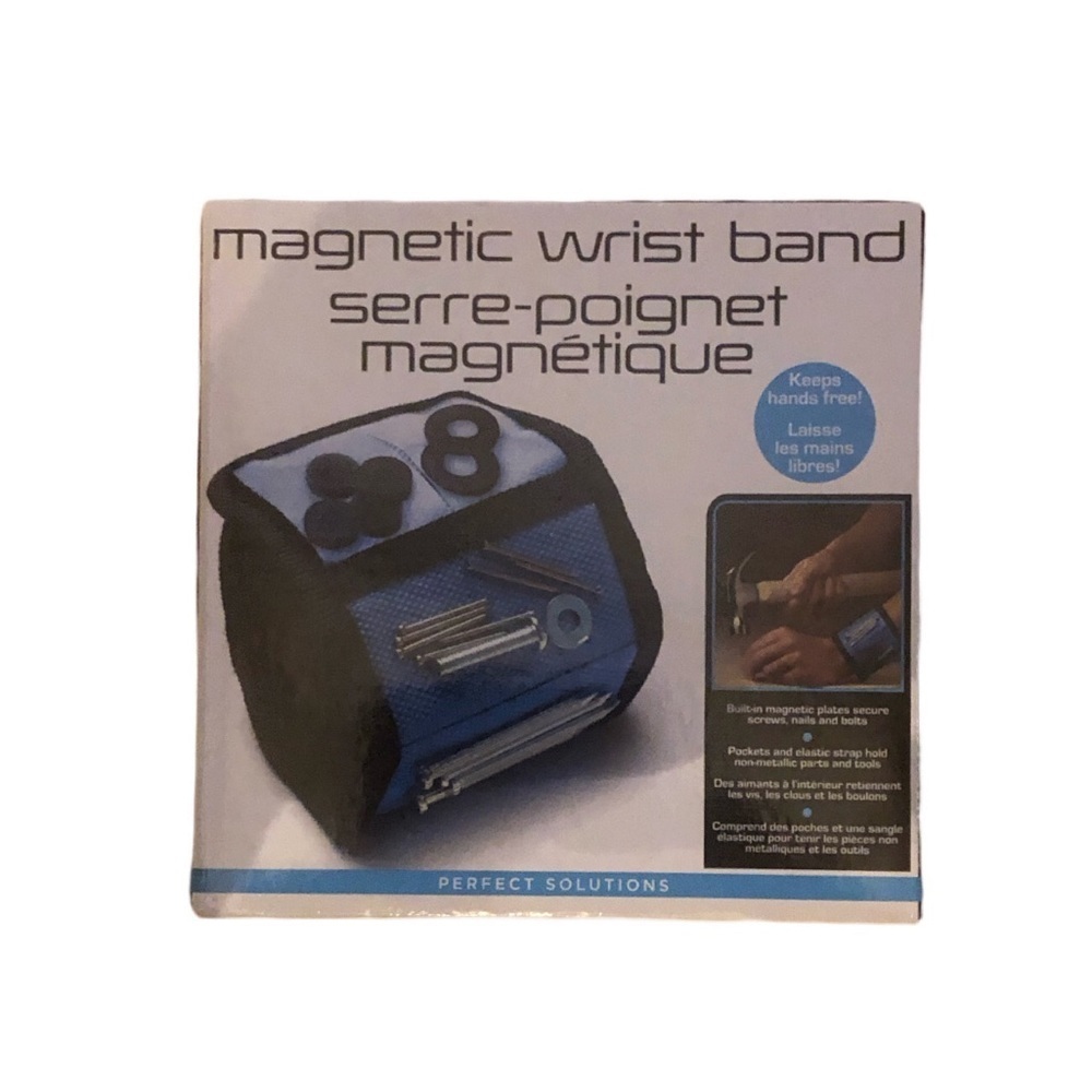 Magnetic‎ Wrist Band for Handymen/Handywomen, NWT